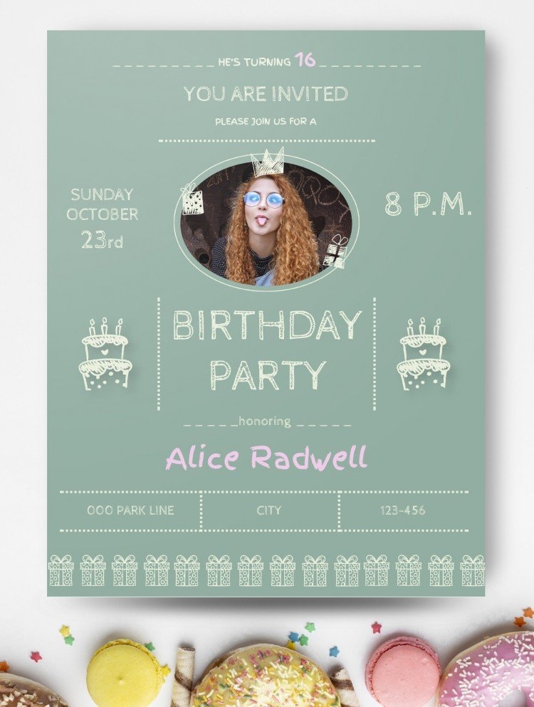 Google Docs Party Invitation Template