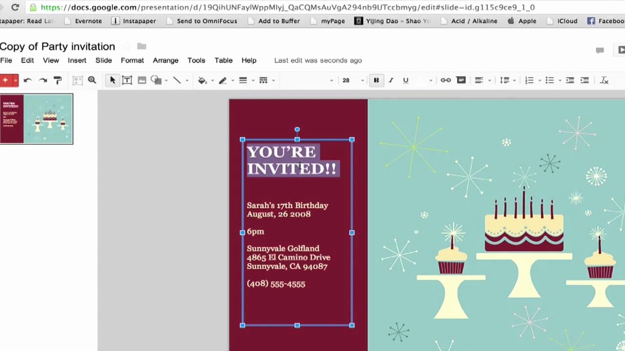 Google Invitation Template Google Invitation Template