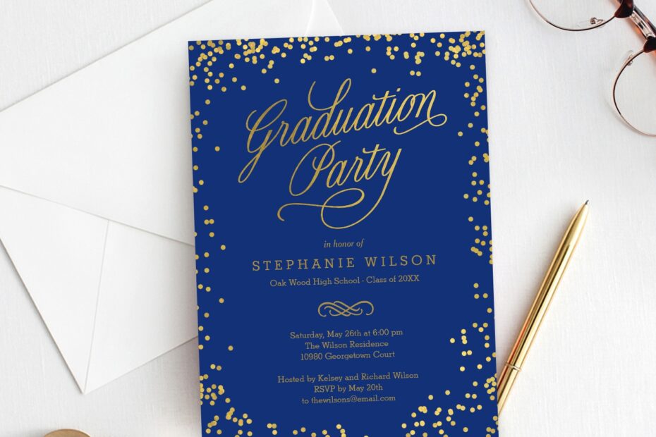 Grad Party Invites 2024 Lizzy Camilla