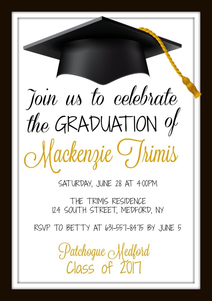 Grad Party Invites Templates Grad Party Invites Templates