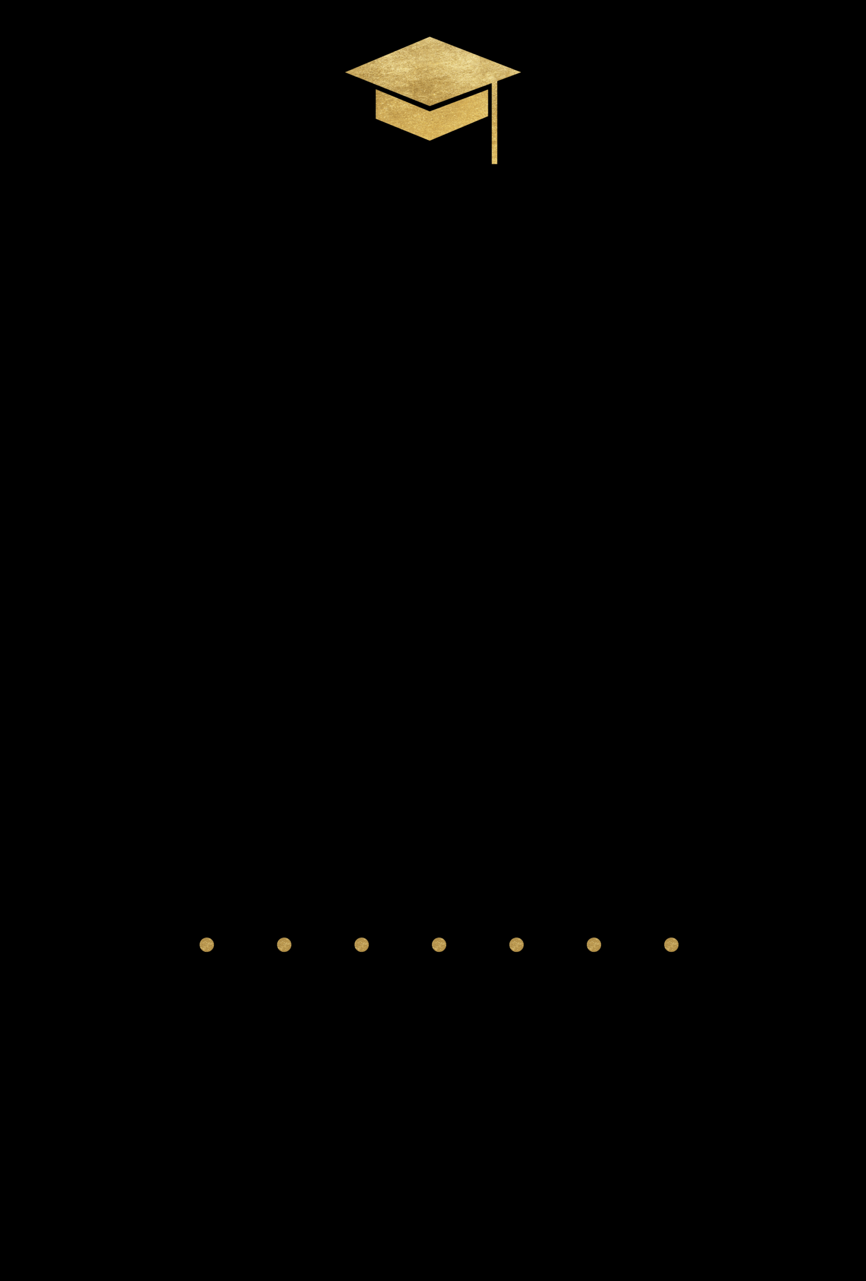 Graduation Invitation Card Template