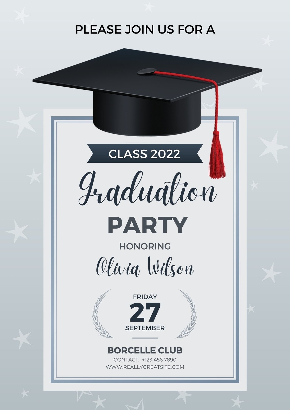 Graduation Invitations Templates 2023