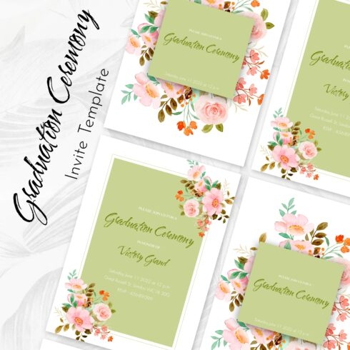 Graduation Invite Template MasterBundles
