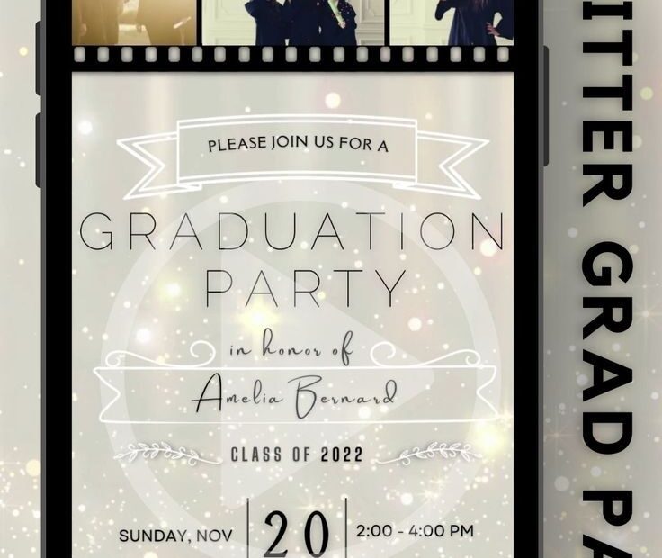 Graduation Party Invitation Template Grad Party Invite Artofit