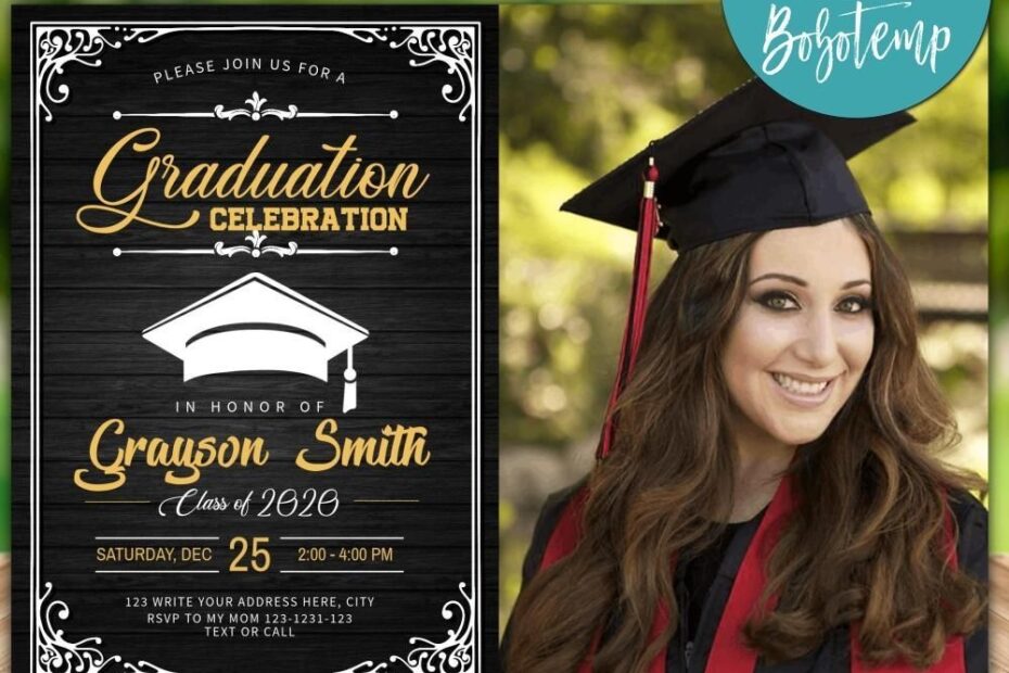 Graduation Party Invitation Templates Templatesz234