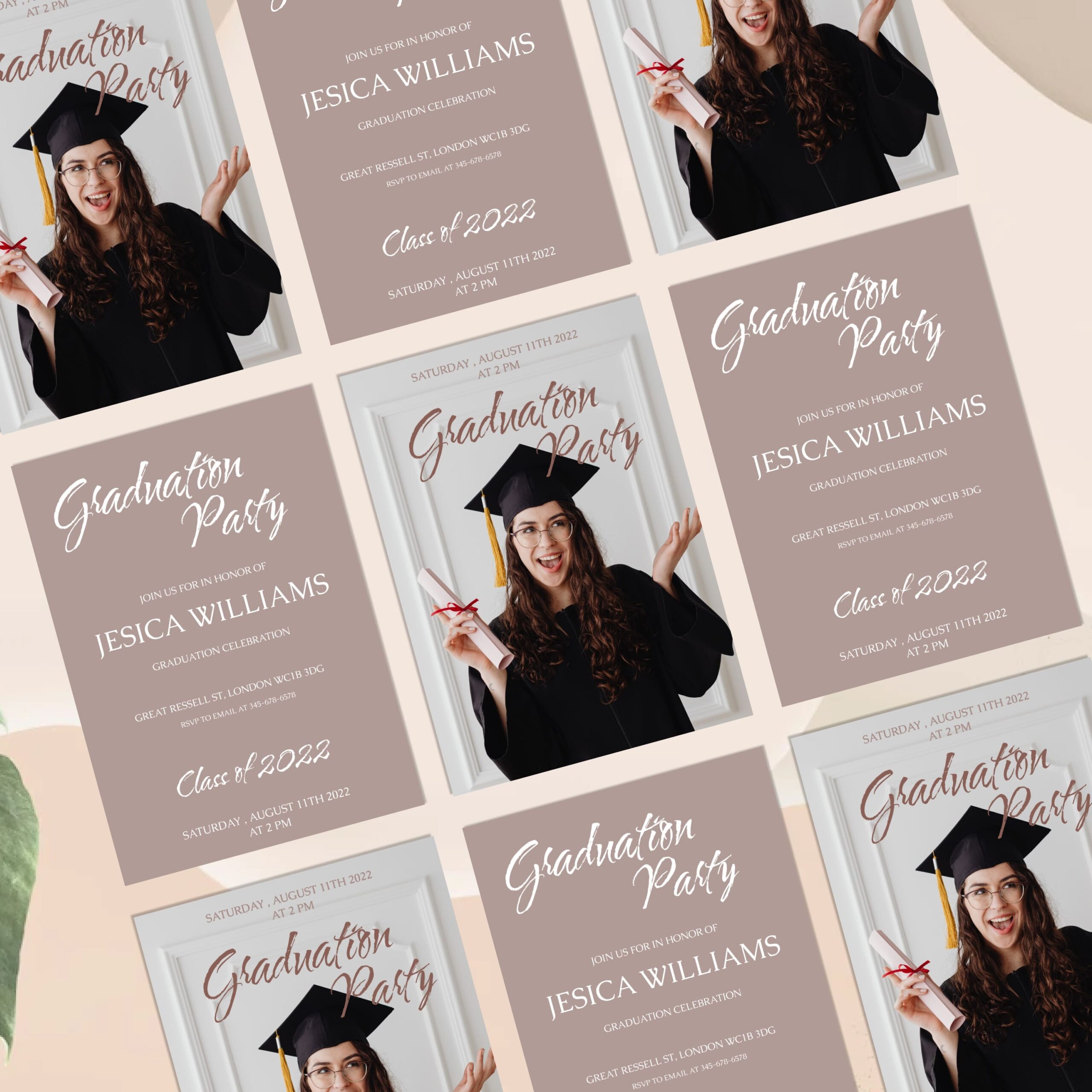 Graduation Party Invite Template MasterBundles