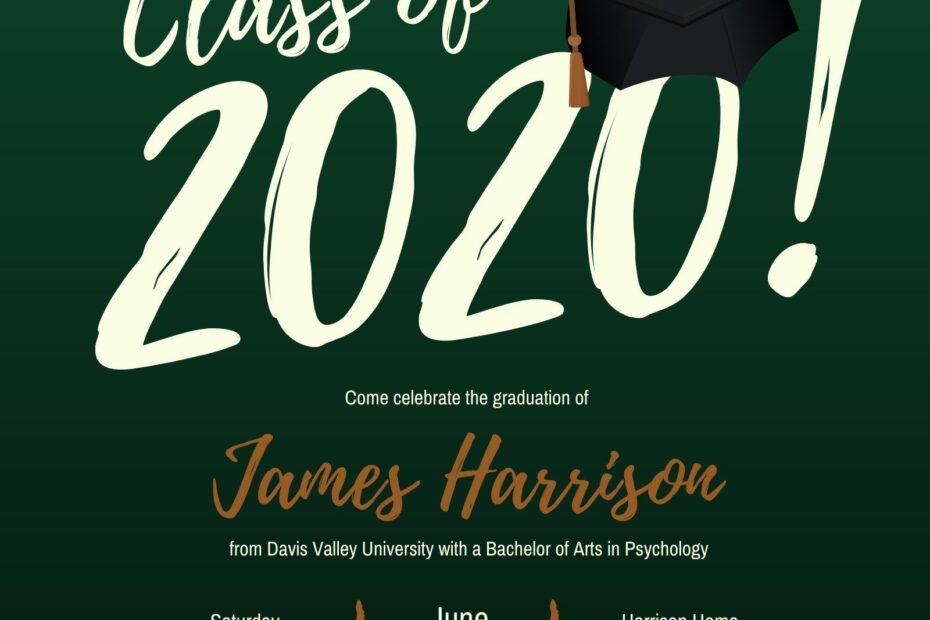 Graduation Party Invites 2024 Cordy Sophia