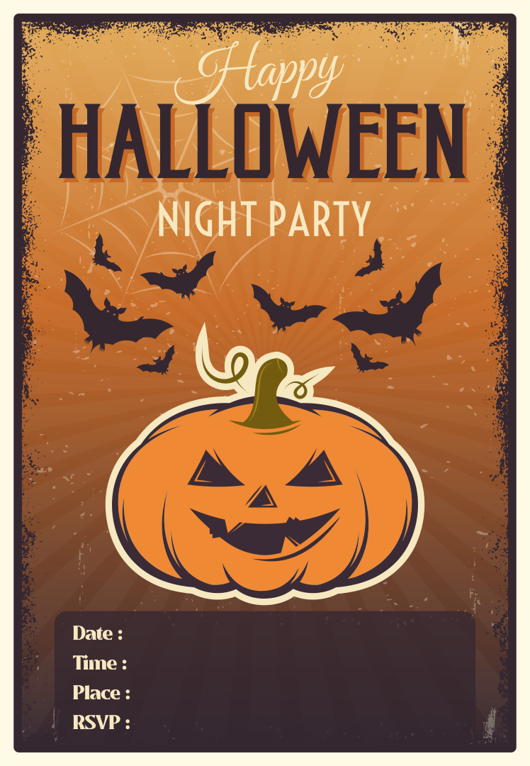 Halloween Invitations Templates 15 Free PDF Printables Printablee