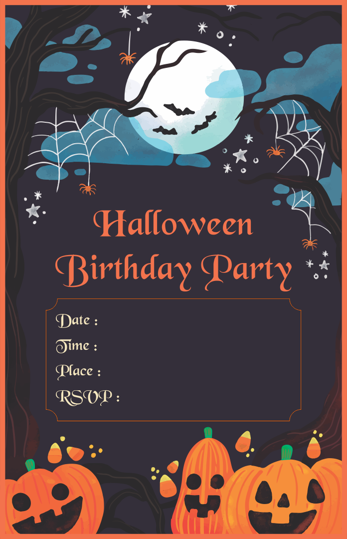 Halloween Invitations Templates 15 Free PDF Printables Printablee
