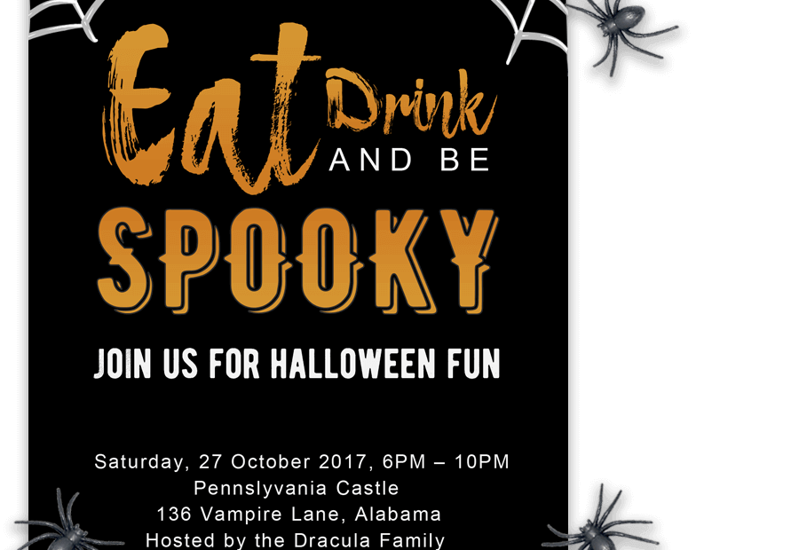Halloween Party Invites Templates Free