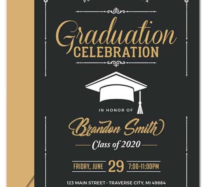 High School Graduation Invitations Announce It Graduation