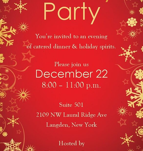 Holiday Invitation Template 17 PSD Vector EPS AI PDF Format Download