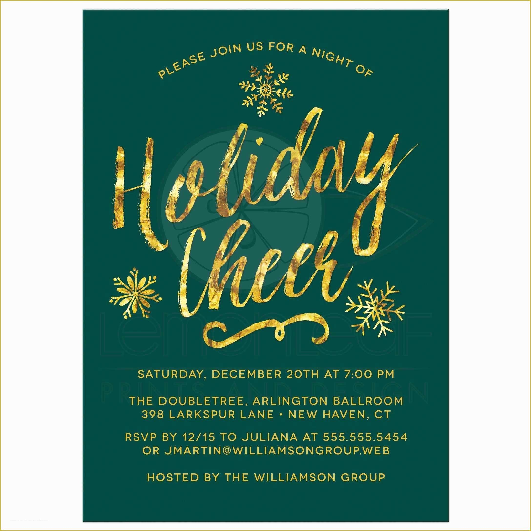 Holiday Party Invite Template Holiday Party Invite Template