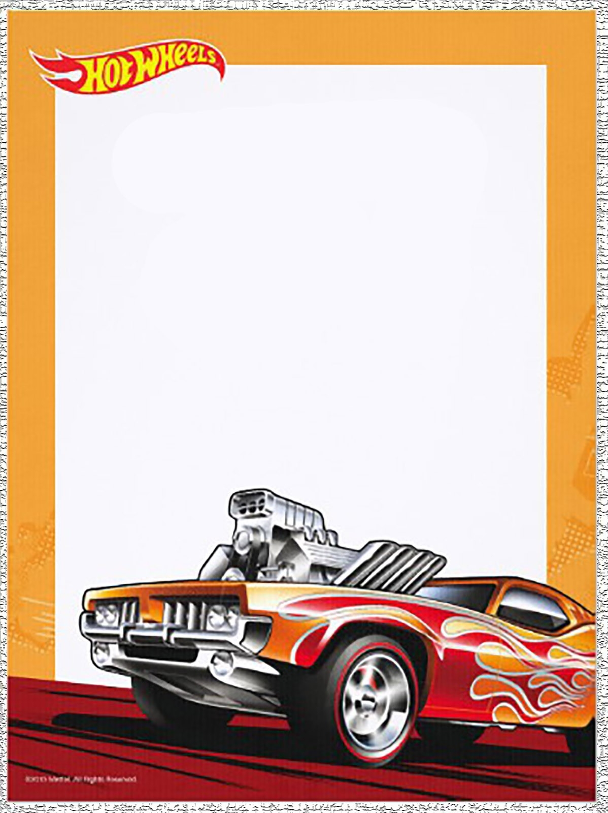 Hot Wheels Free Invitation Template Printable Templates