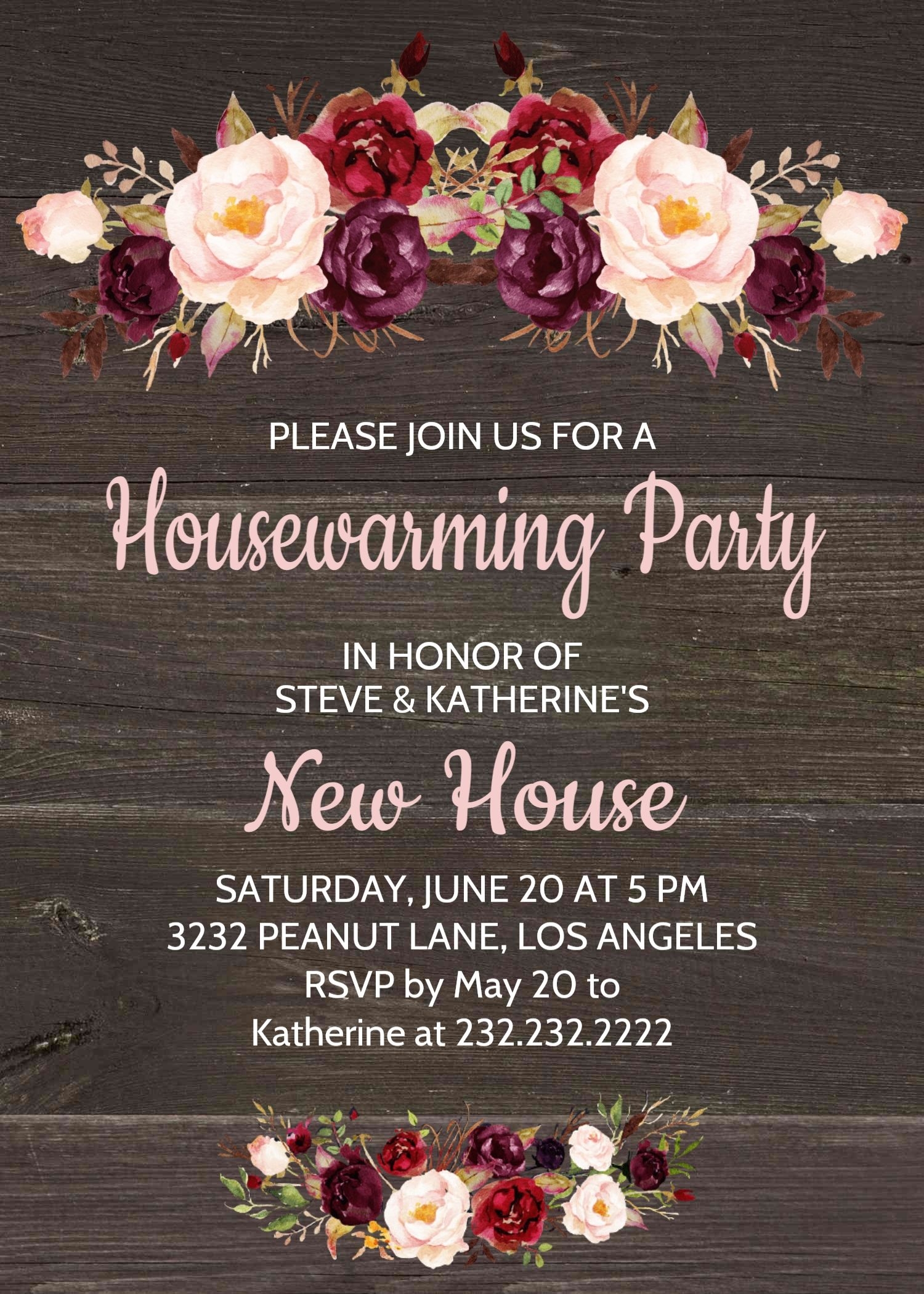 House Warming Invitation Template