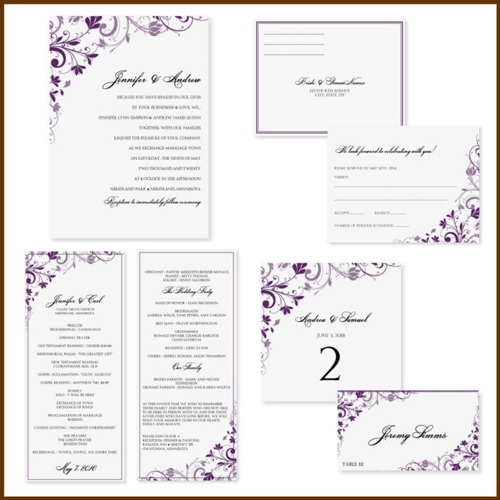 Indian Marriage Invitation Templates