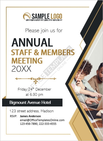 Invitation Letter To A Meeting Template Word Infoupdate