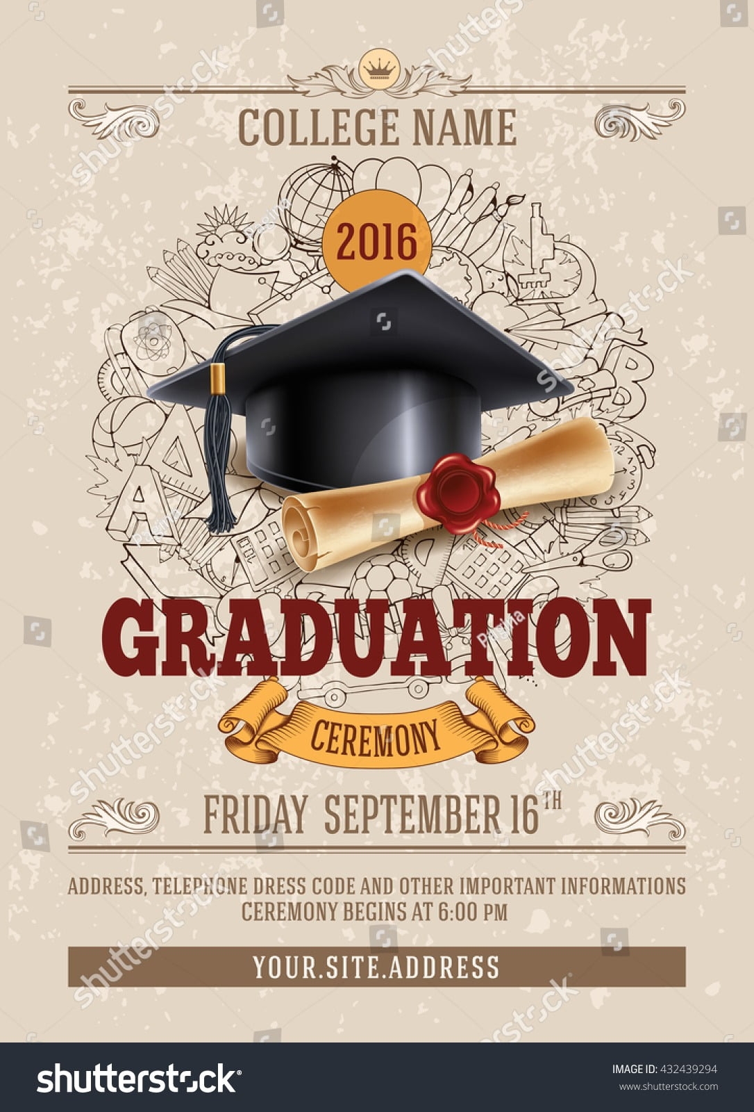 Invitation Of Graduation Ceremony