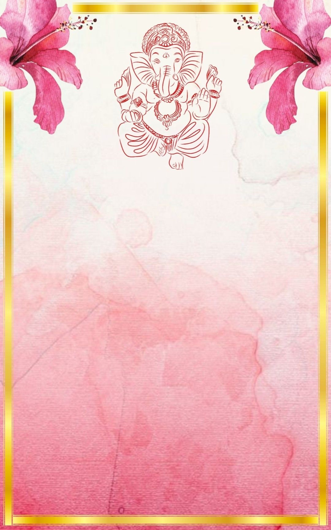 Lord Ganesha Invitation Template In 2023 Indian Wedding Invitation 