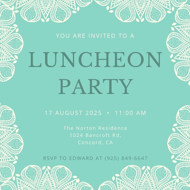 Luncheon Invitation Template Printable Word Searches Luncheon Invitation Template Printable Word Searches