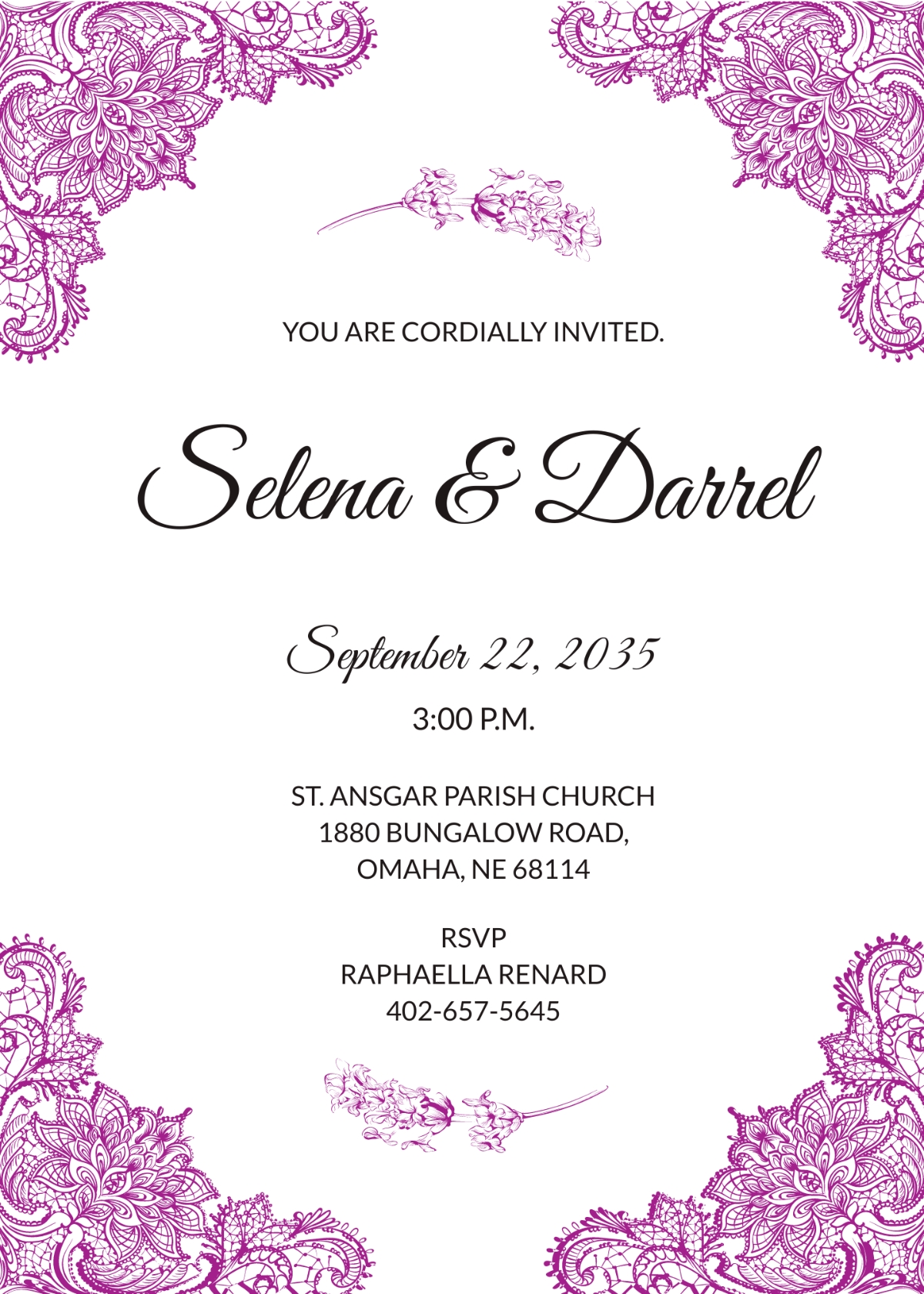 Marriage Invitation Card Template Free Infoupdate