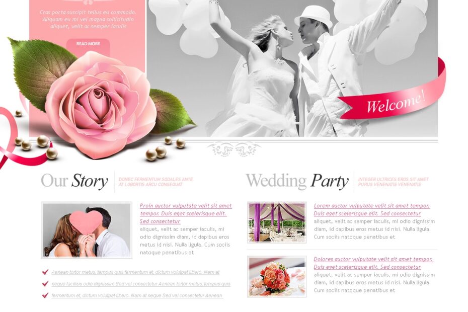 Marriage Invitation Website Templates Free Download Free Templates