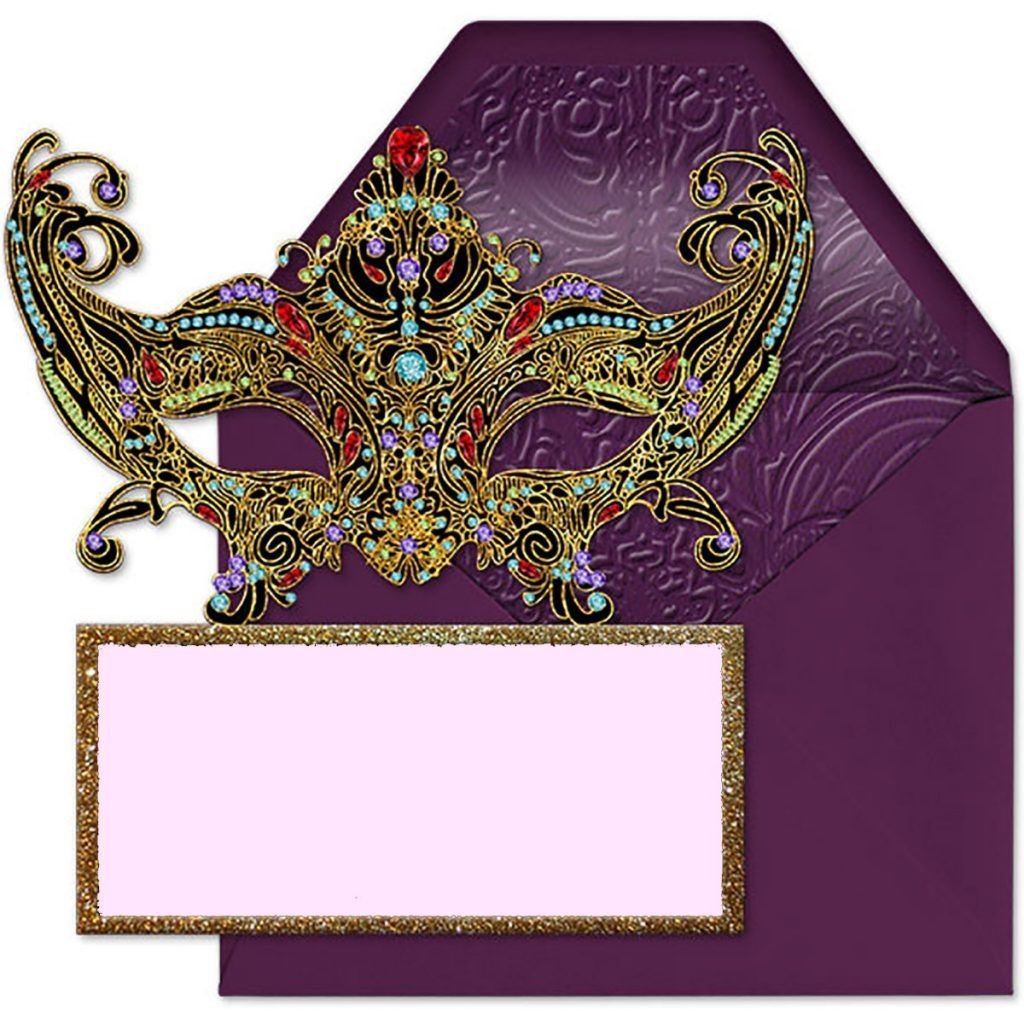 Masquerade Invitations Template Free