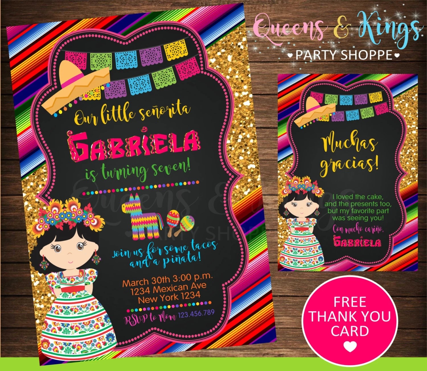Mexican Invitation Template