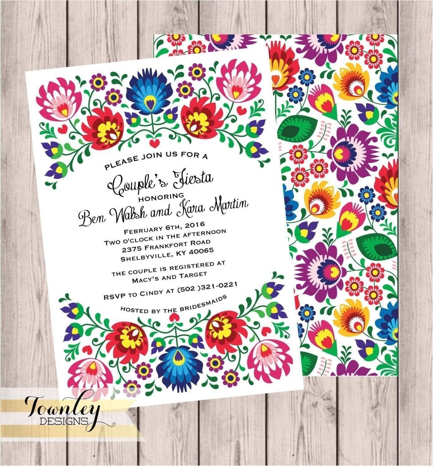 Mexican Invitation Template
