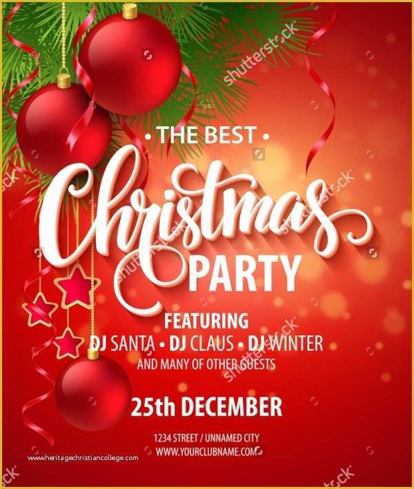 Microsoft Christmas Invitations Templates Free Of 32 Christmas Party 