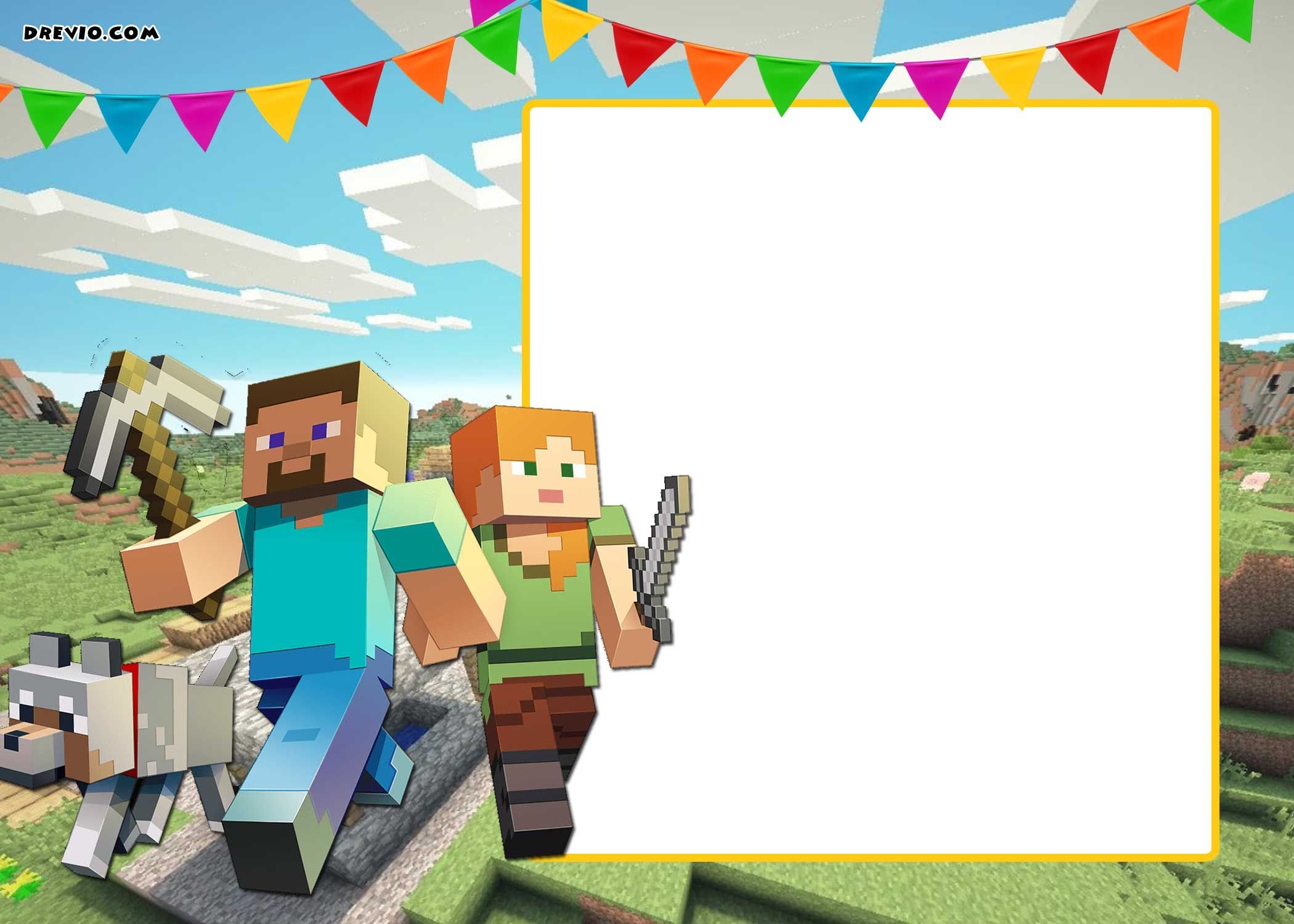 Minecraft Invitation Template Dev onallcylinders Minecraft Invitation Template Dev onallcylinders