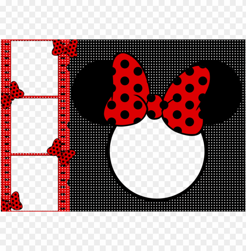 Minnie Mouse Red Invitation Template PNG TOPpng