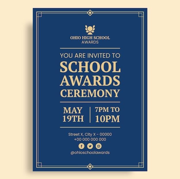 Official Invitation Email For Award Ceremony Template Free Infoupdate