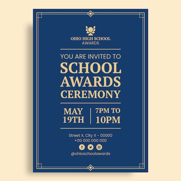 Official Invitation Email For Award Ceremony Template Free Infoupdate