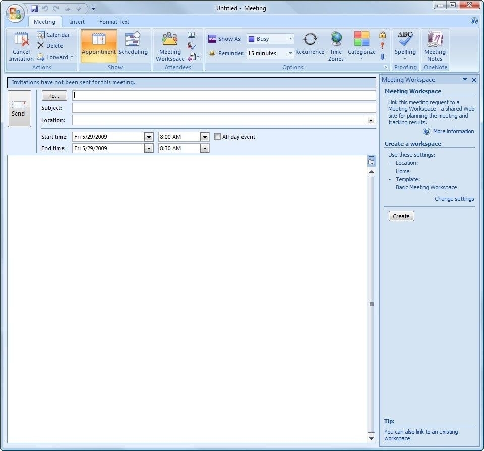 Outlook Calendar Invite Templates Calendar Template 2022