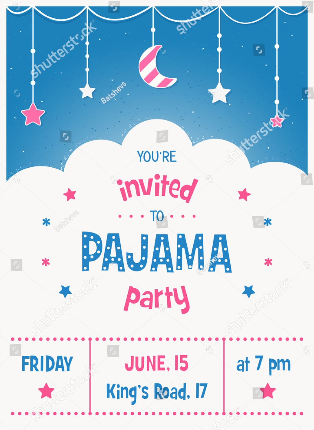 Pajama Party Invitation Templates Free