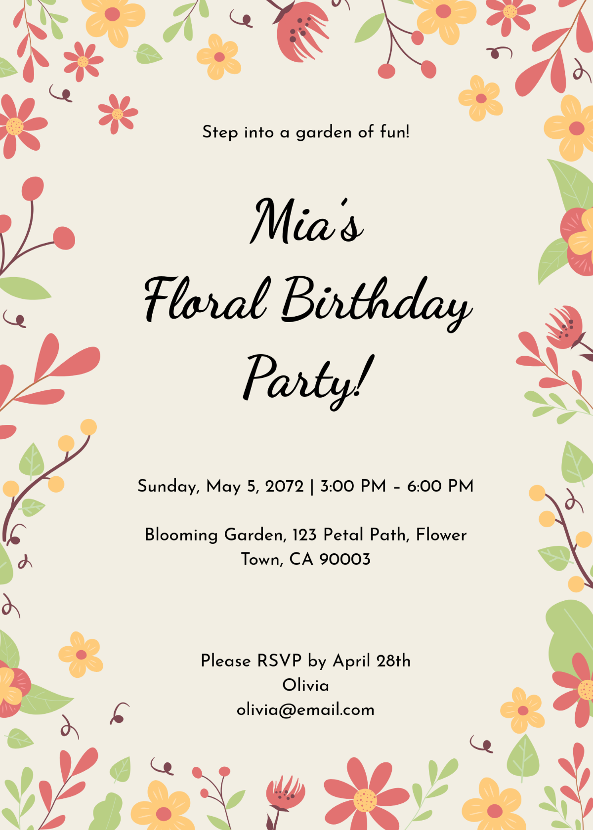 Party Invitation Template Pictures Free Infoupdate
