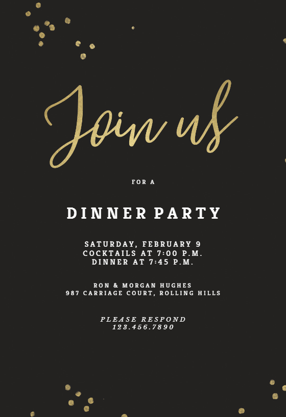 Party Invite Template Free