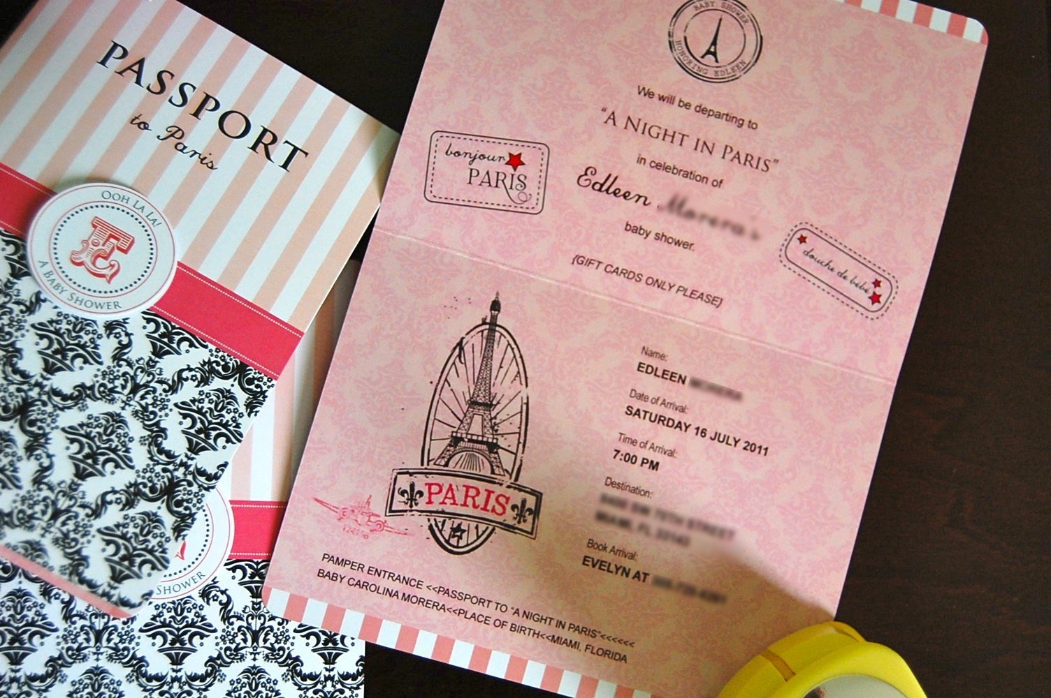 Passport Invitation Ideas Passport Invitation Ideas