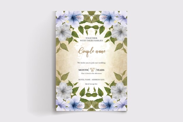 Premium Vector Wedding Invitation Card Templates