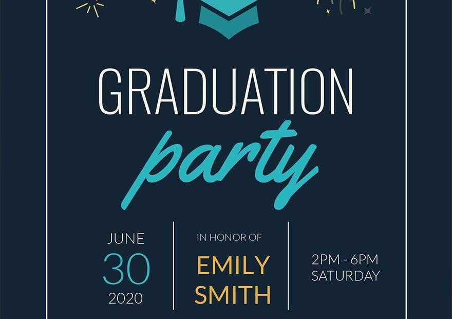 Preschool Graduation Invitation Template In Word Publisher Pages