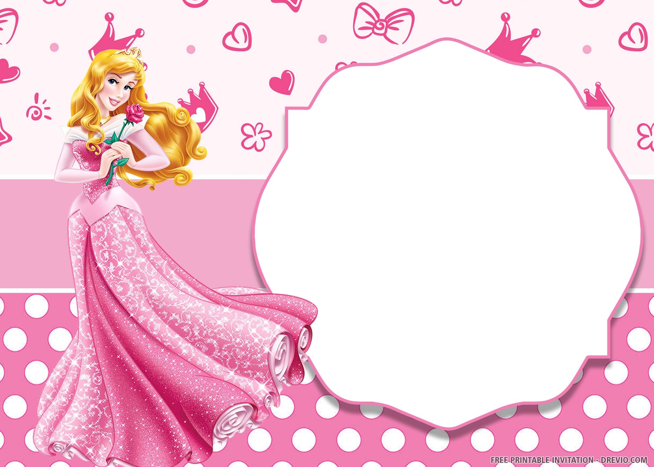 Princess Peach Invitation Template Social Media Template