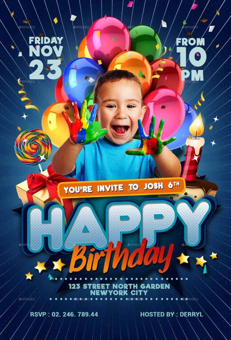 Printable Birthday Invitation 23 Examples Format Pdf Examples