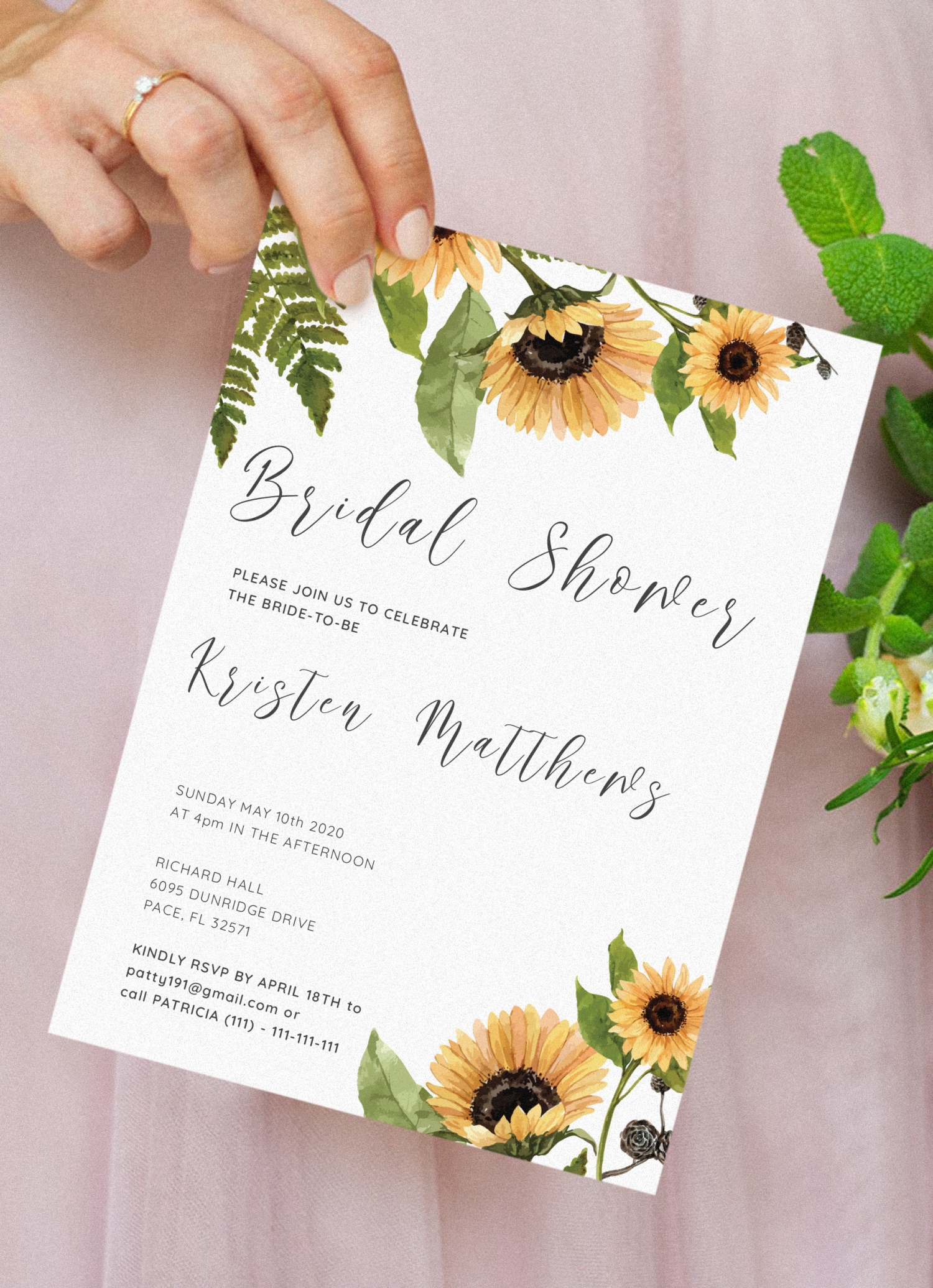 Printable Bridal Shower Invitations