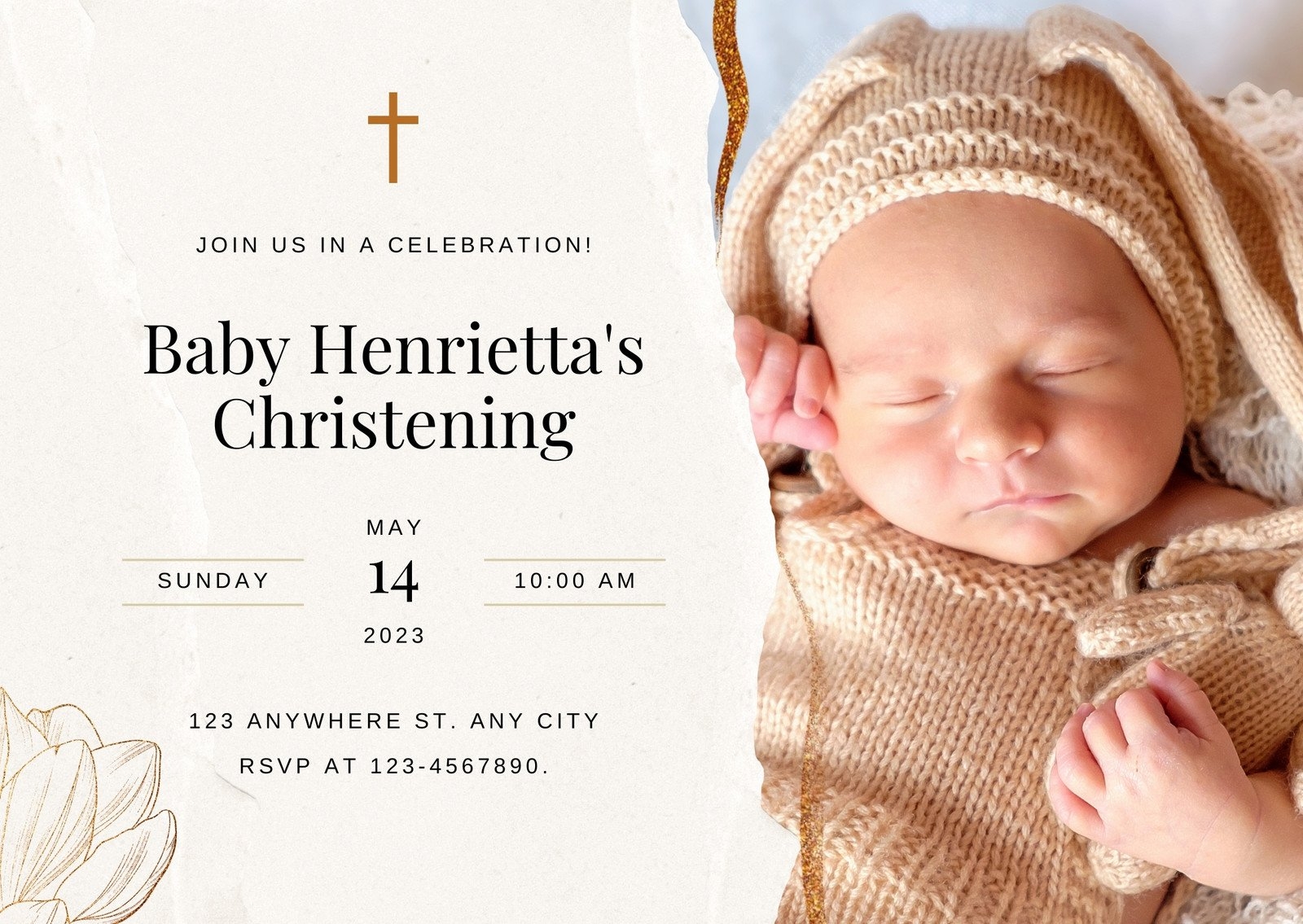 Printable Christening Invitation For Baby Boy Blank Template Outlet 