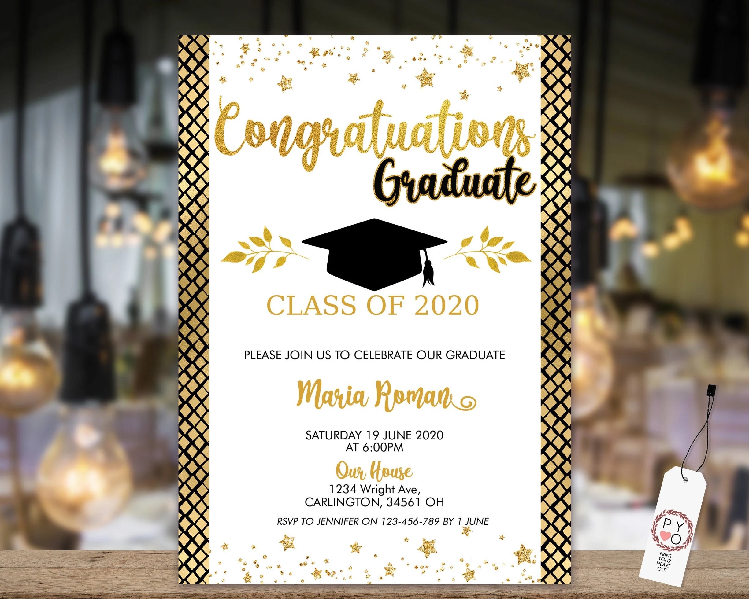 Printable Graduation Invitations