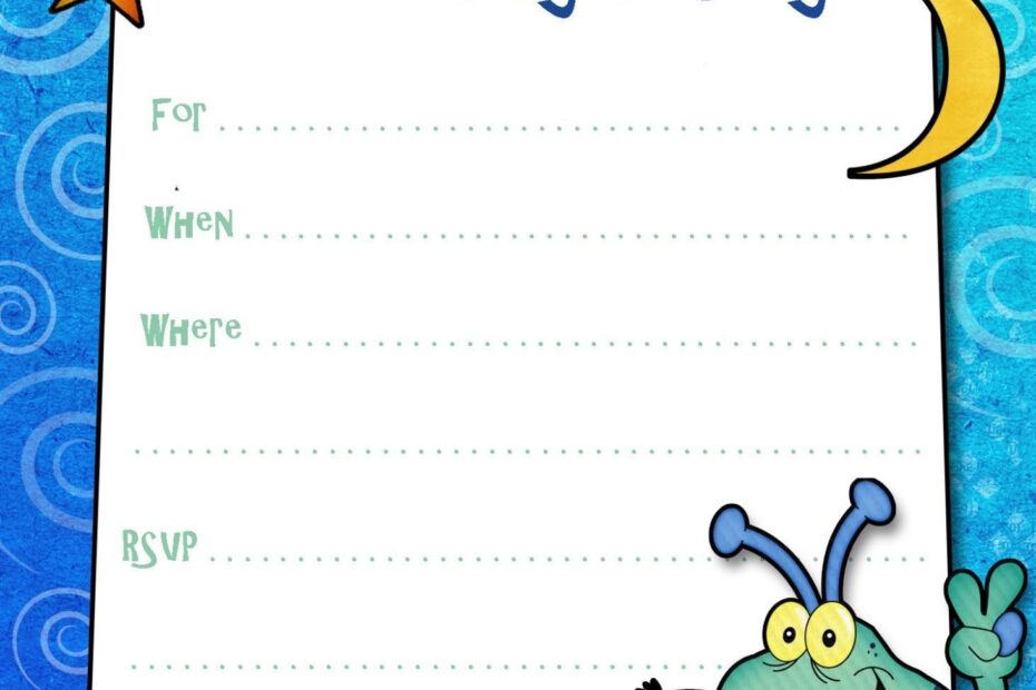 Printable Party Invites