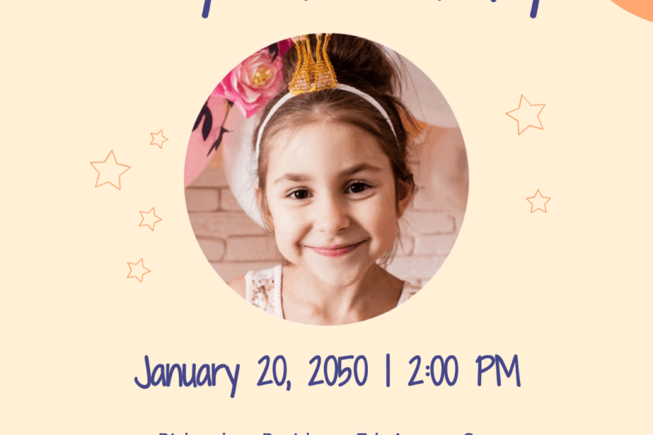 Printable Photo Birthday Invitation Templates Free Printable