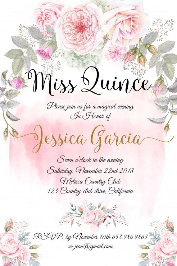 Quince Invite Templates Templates Hexagon