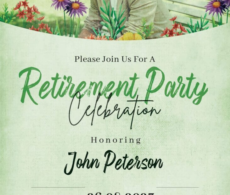 Retirement Celebration Invitation Template Guru Printables